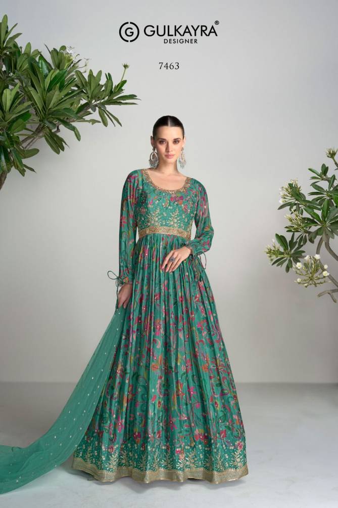 Anayah By Gulkayra Real Chinon Wedding Gown With Dupatta Wholesale Shop In Surat